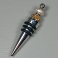 Bottle Stopper--Golden Sparkles