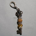 Purse Dangle--Key--Gold Sparkle