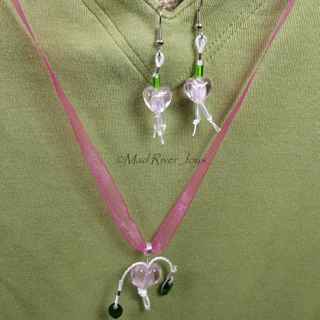 Earrings--Bleeding Hearts