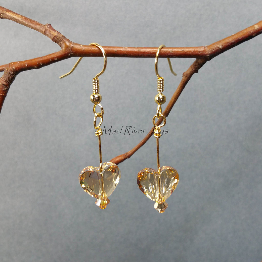 Earrings--Hearts Afire