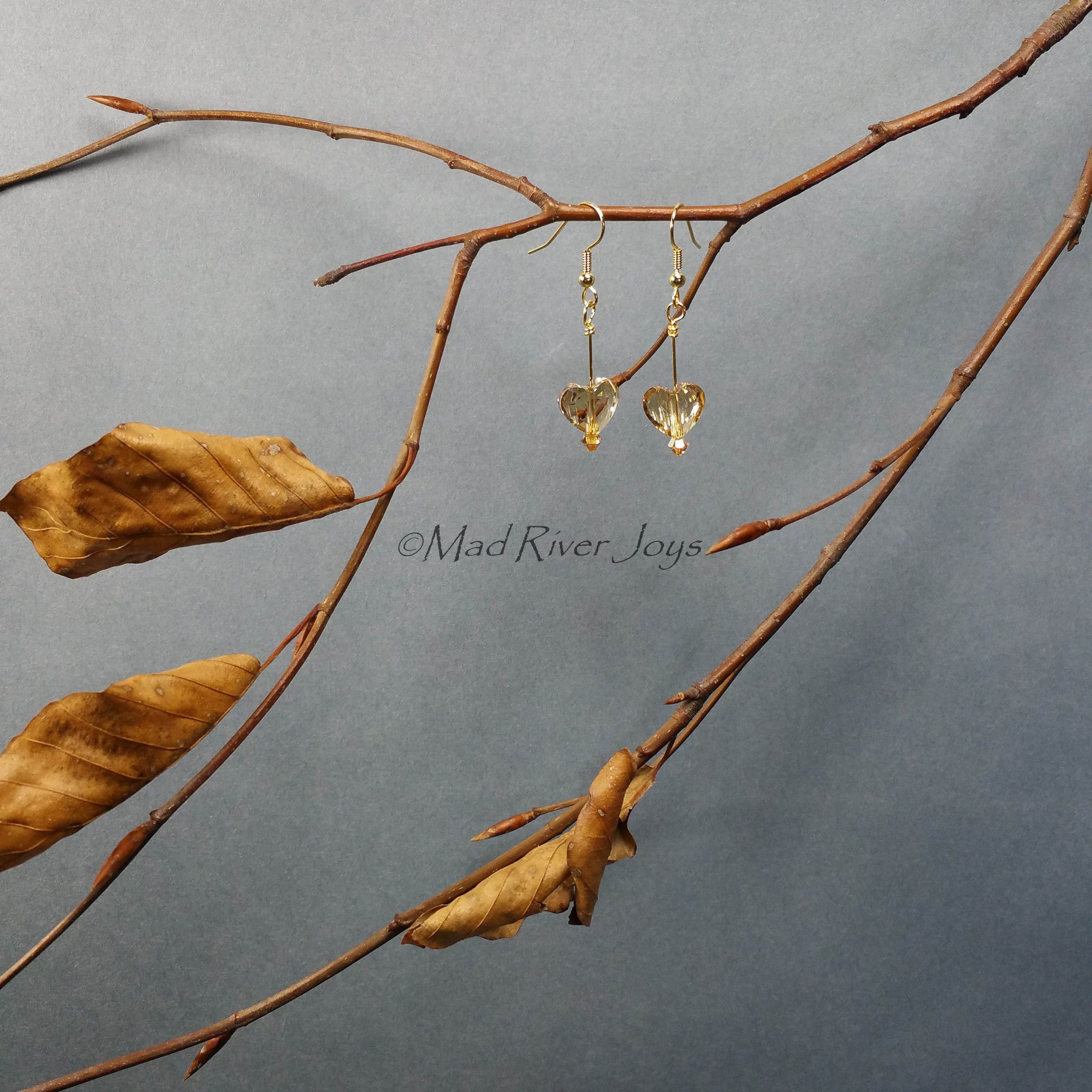 Earrings--Hearts Afire