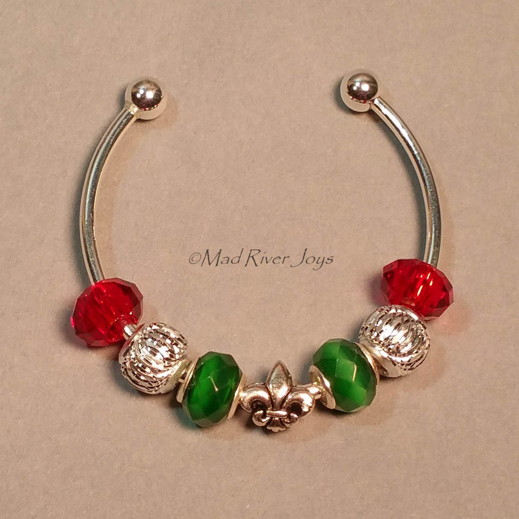 Bracelet--Cuff--Boy Scout Colors