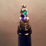Bottle Stopper--Honey Bee Murano Glass Bead