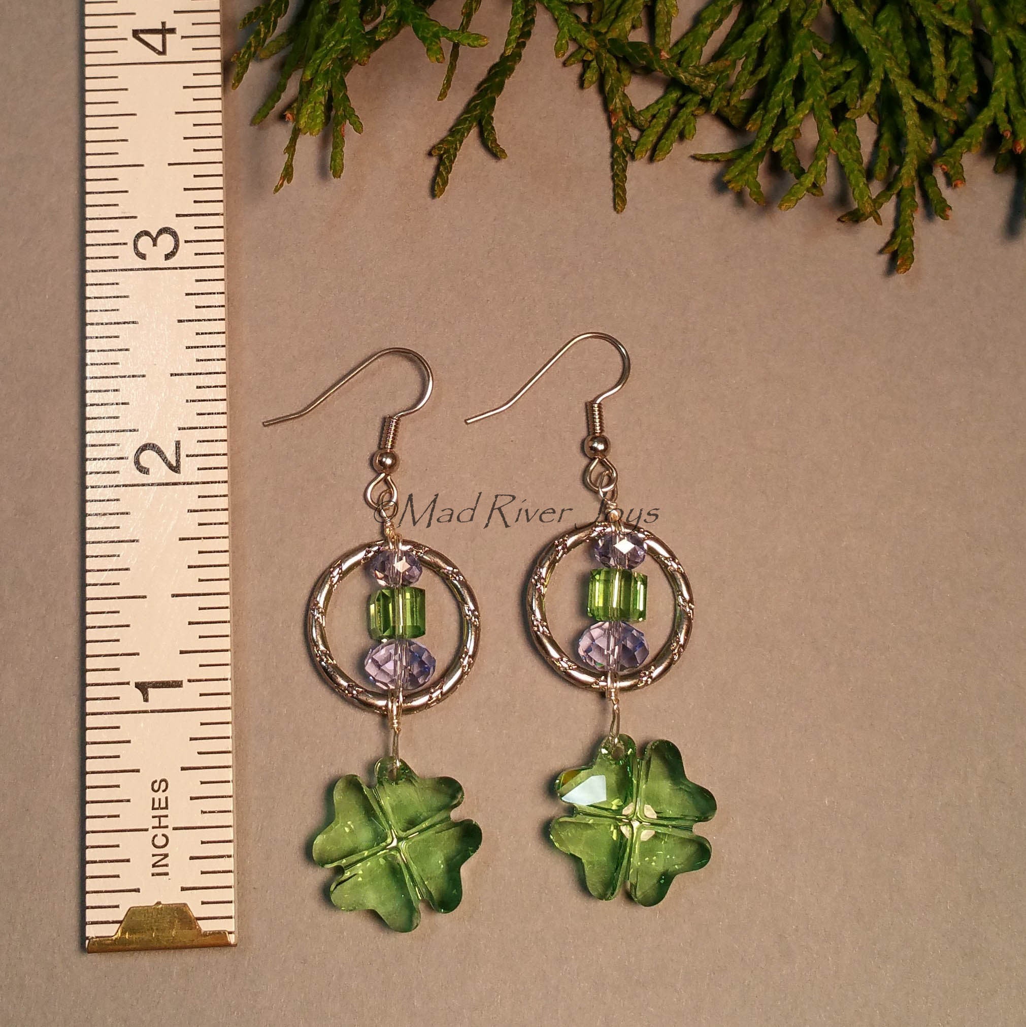 Earrings--Rings of Luck