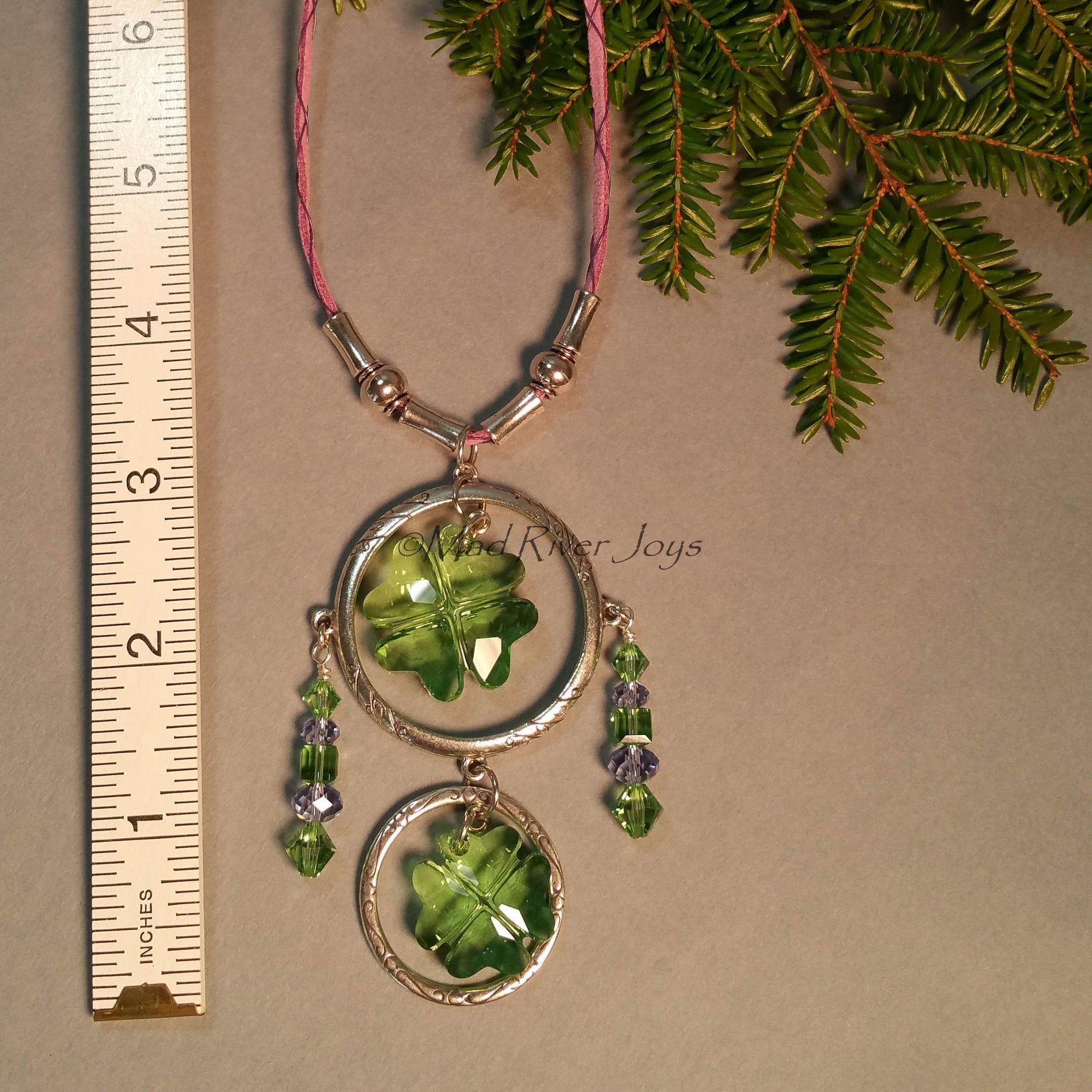 Necklace--Rings of Luck