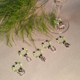 Wine Glass Charms--Lucky Charms--Set of 6