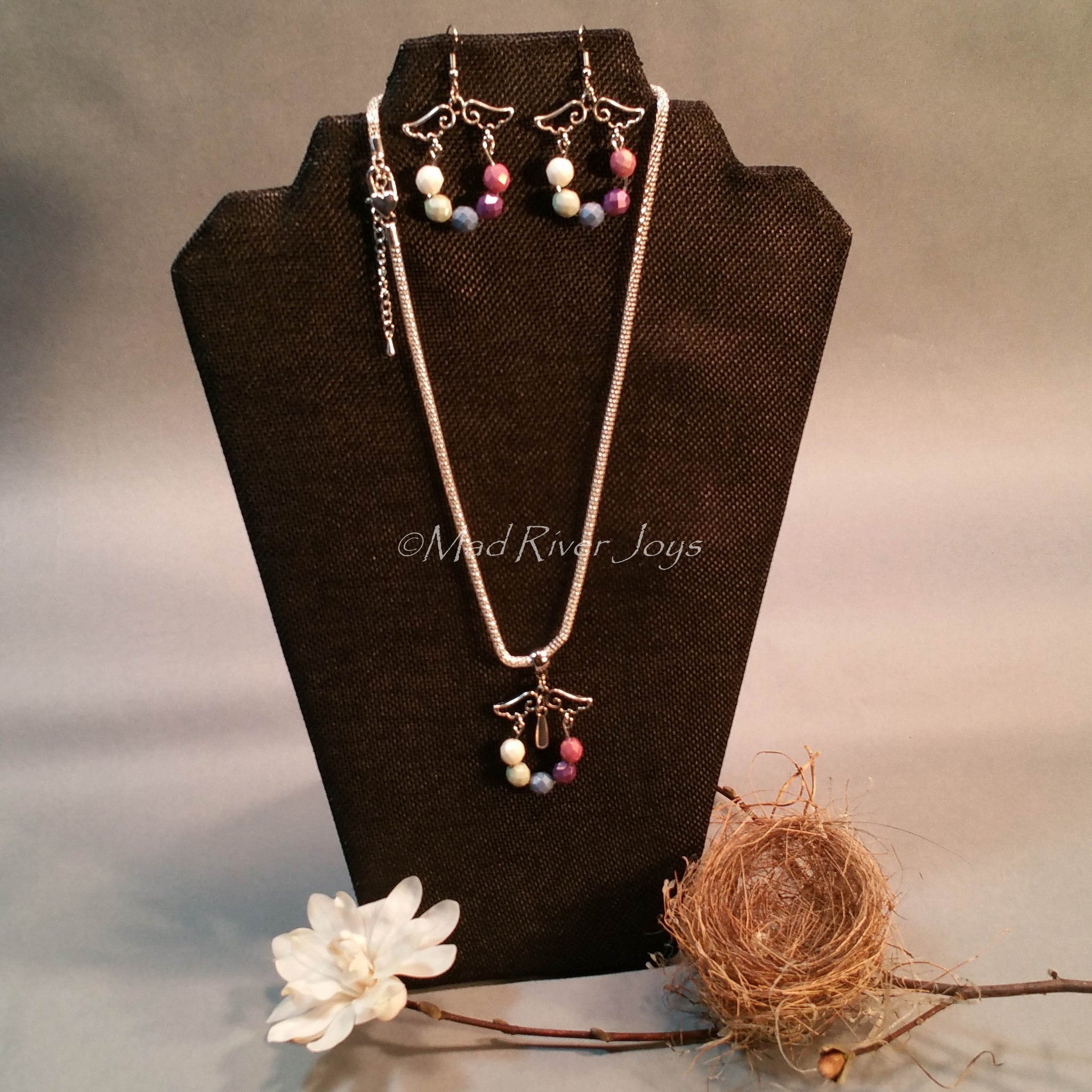 Earrings--With Angel's Wings