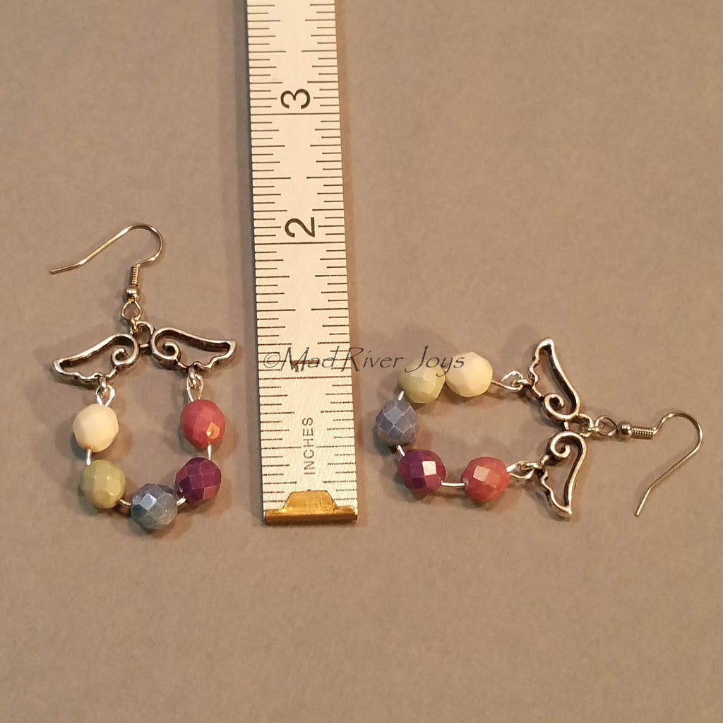 Earrings--With Angel's Wings