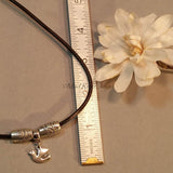 Necklace--Silver Dove
