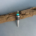 Bottle Stopper--Turquoise and Green