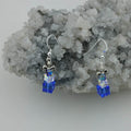 Earrings--Crystal Gifts--Purple & Blue