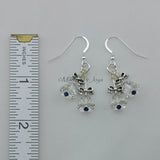 Earrings--Crystal Silver Bells