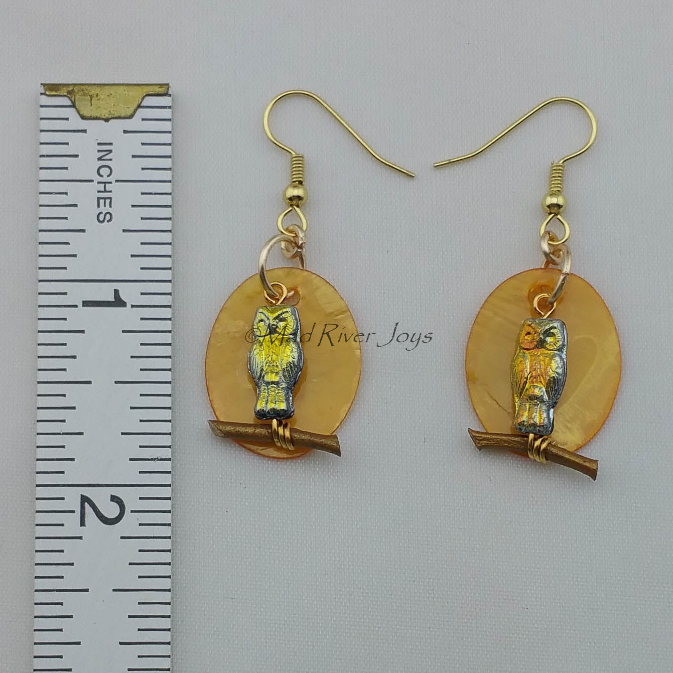 Earrings--Owl Silhouette