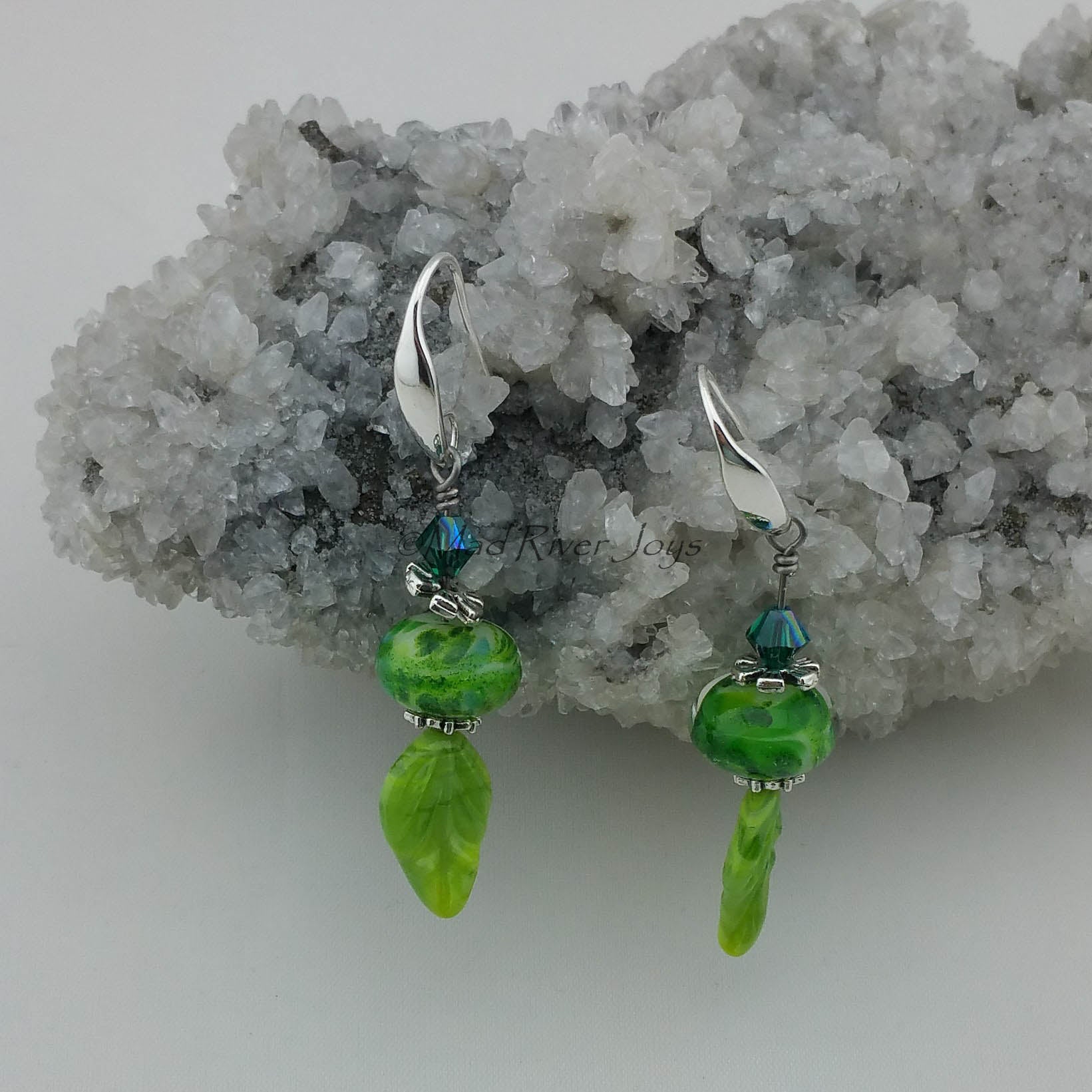 Earrings--Blissful Lampwork