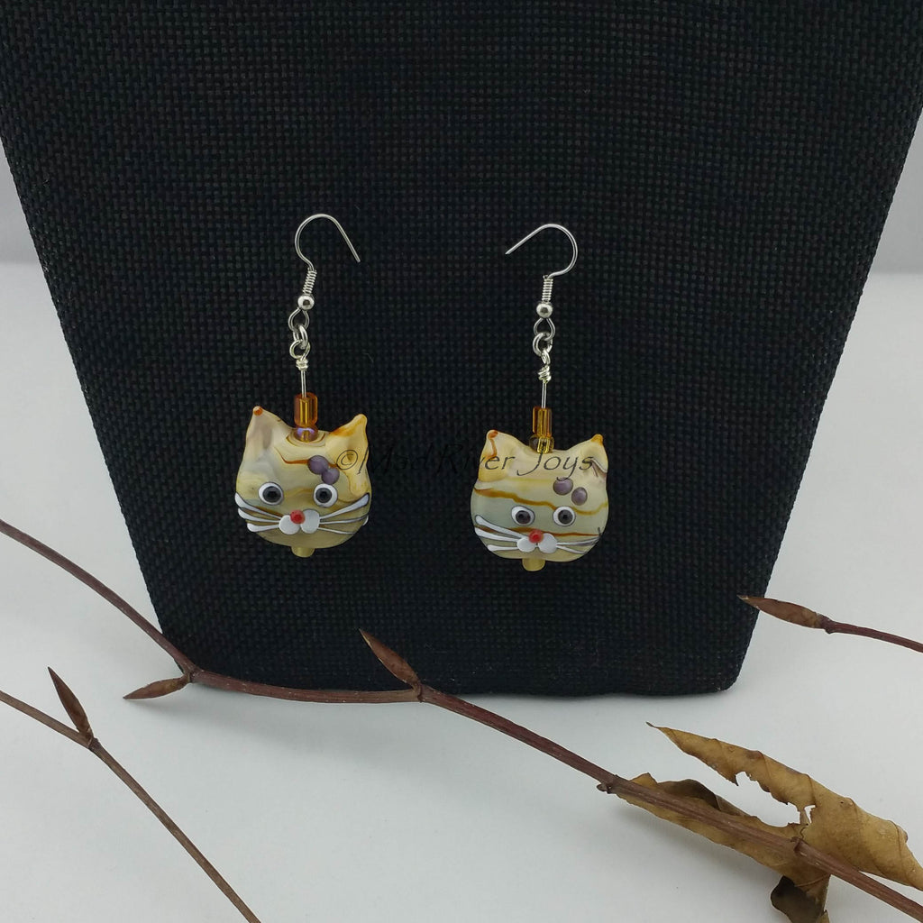 Earrings--Kitty