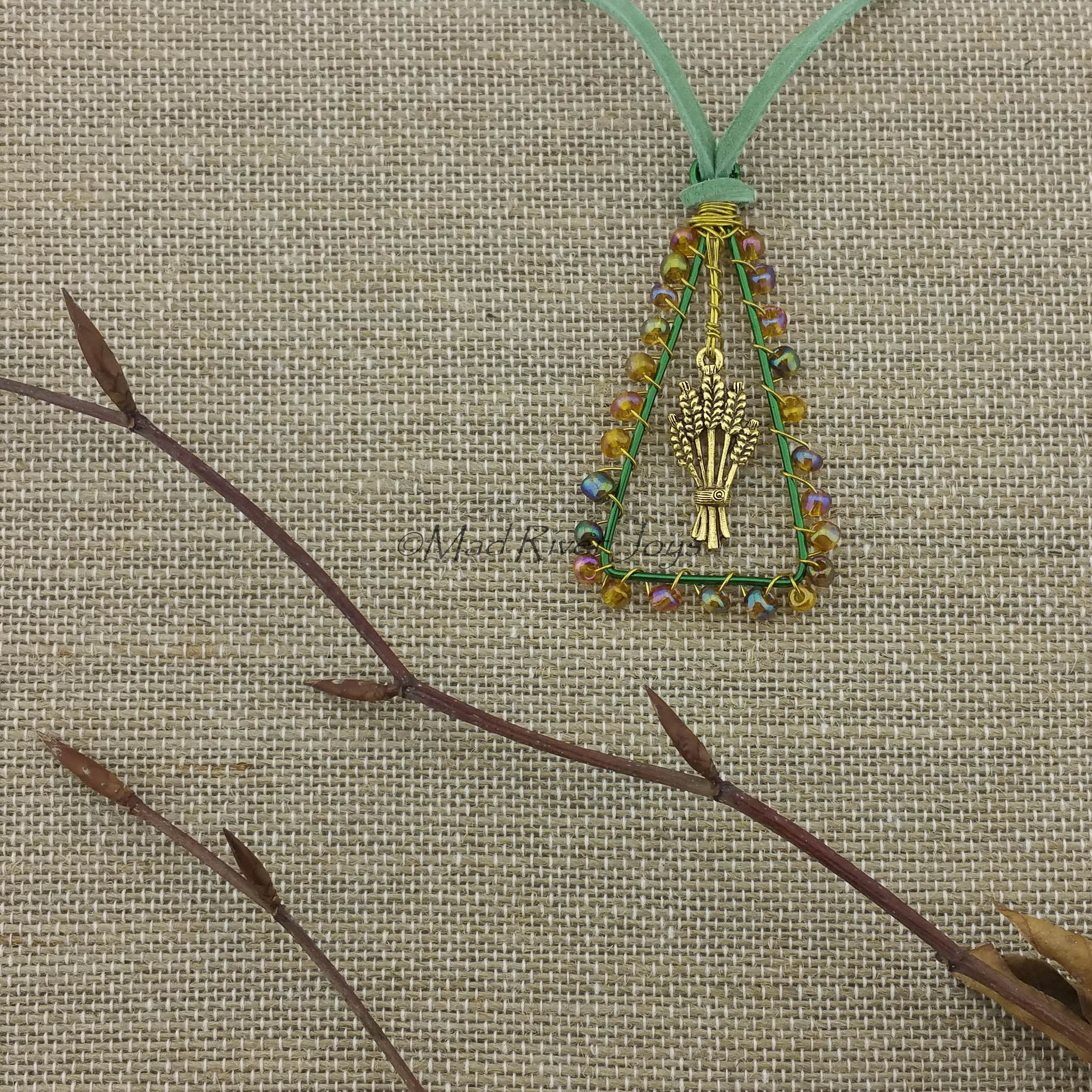 Necklace--Wheat Shock