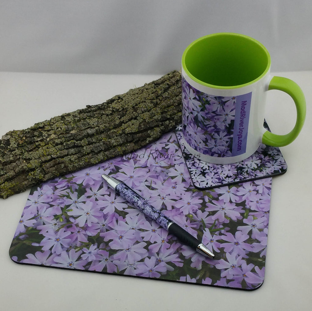 Mouse Mat--Photo Print--Foam--Lavender Phlox