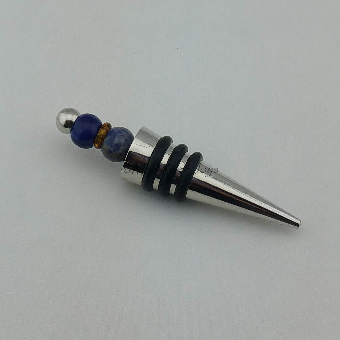 Bottle Stopper--Double Sodalite