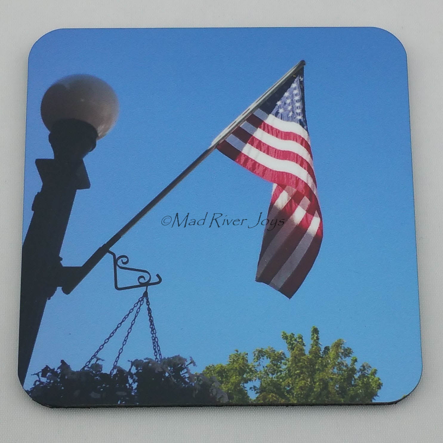 Coaster--Photo Print--Cork--Old Glory