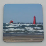 Coaster--Photo Print--Cork--Grand Haven Lighthouse