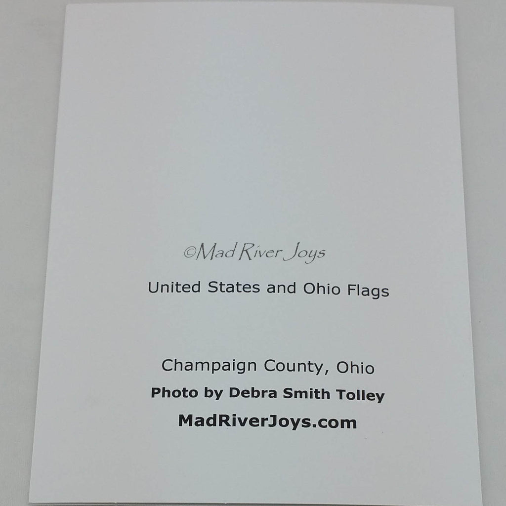 Greeting Cards--United States and Ohio Flags Combo Pack