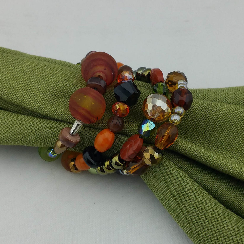 Napkin Rings--Black Cat