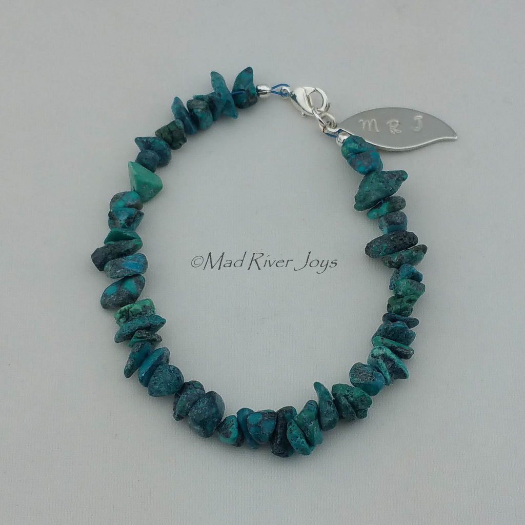 Anklet--Natural Stone Pebble