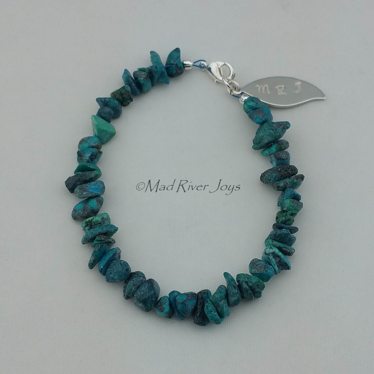 Bracelet--Natural Stone Pebble