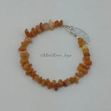 Anklet--Natural Stone Pebble