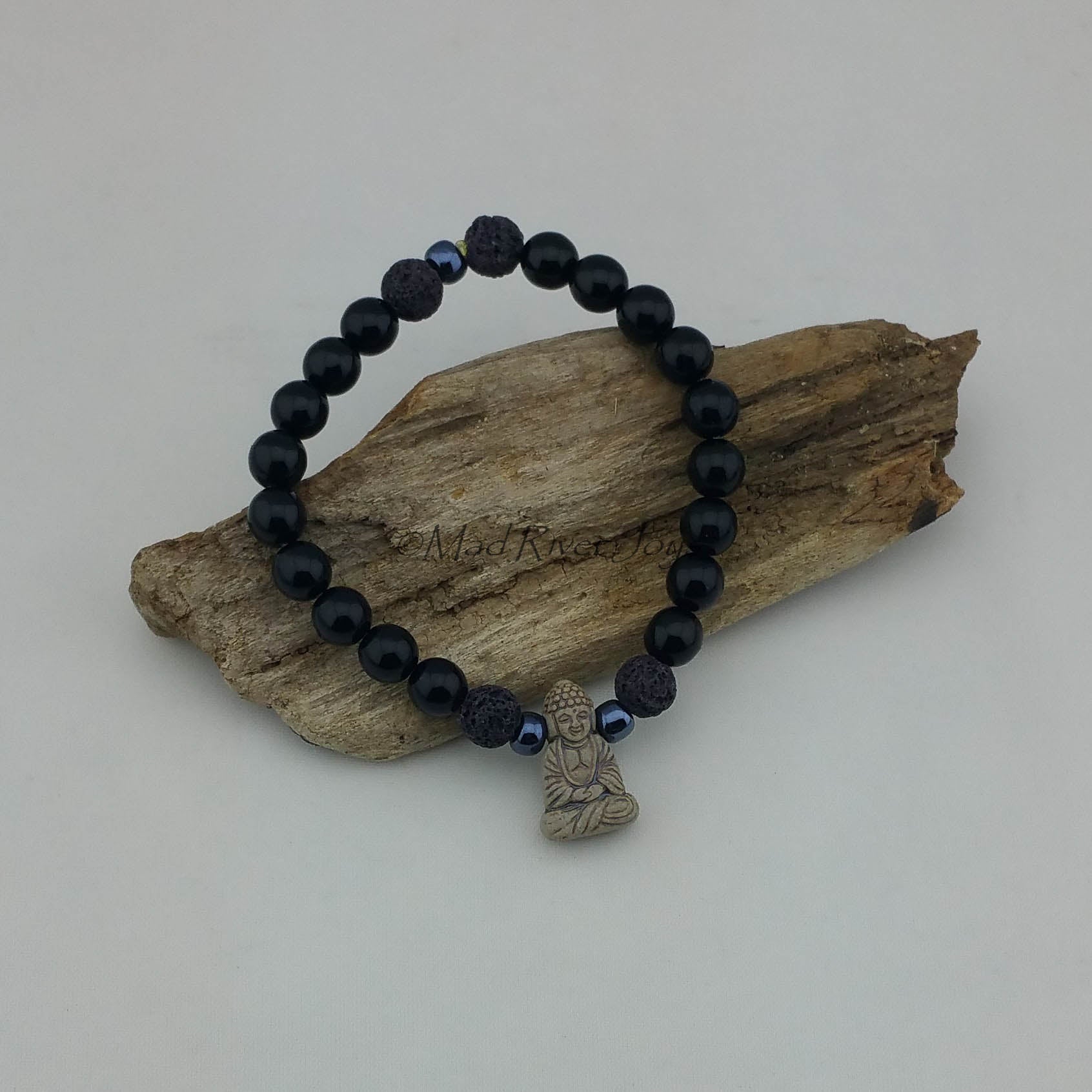 Bracelet--Stretch--Aroma--Charm--Druk--8mm