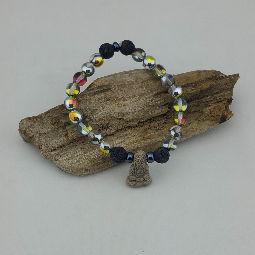 Bracelet--Stretch--Aroma--Charm--Druk--8mm