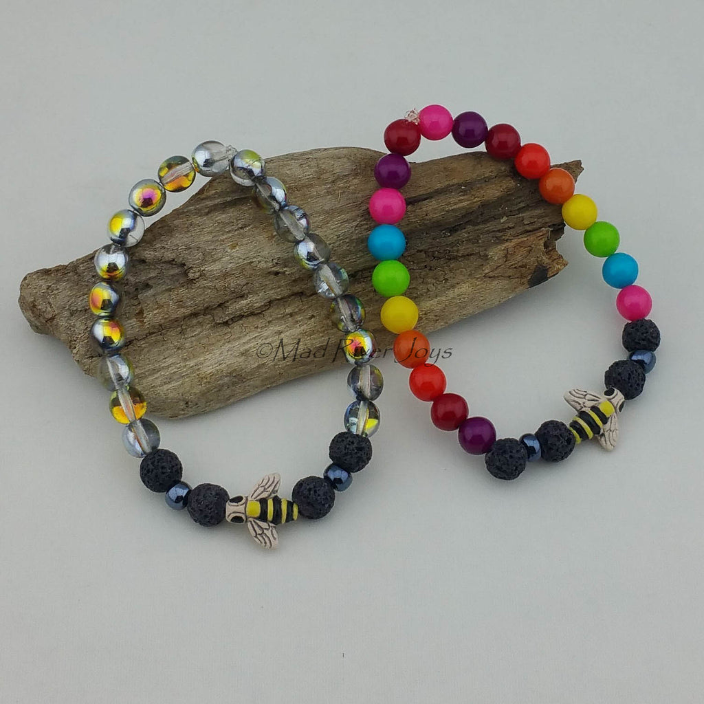 Bracelet--Stretch--Aroma--Charm--Druk--8mm