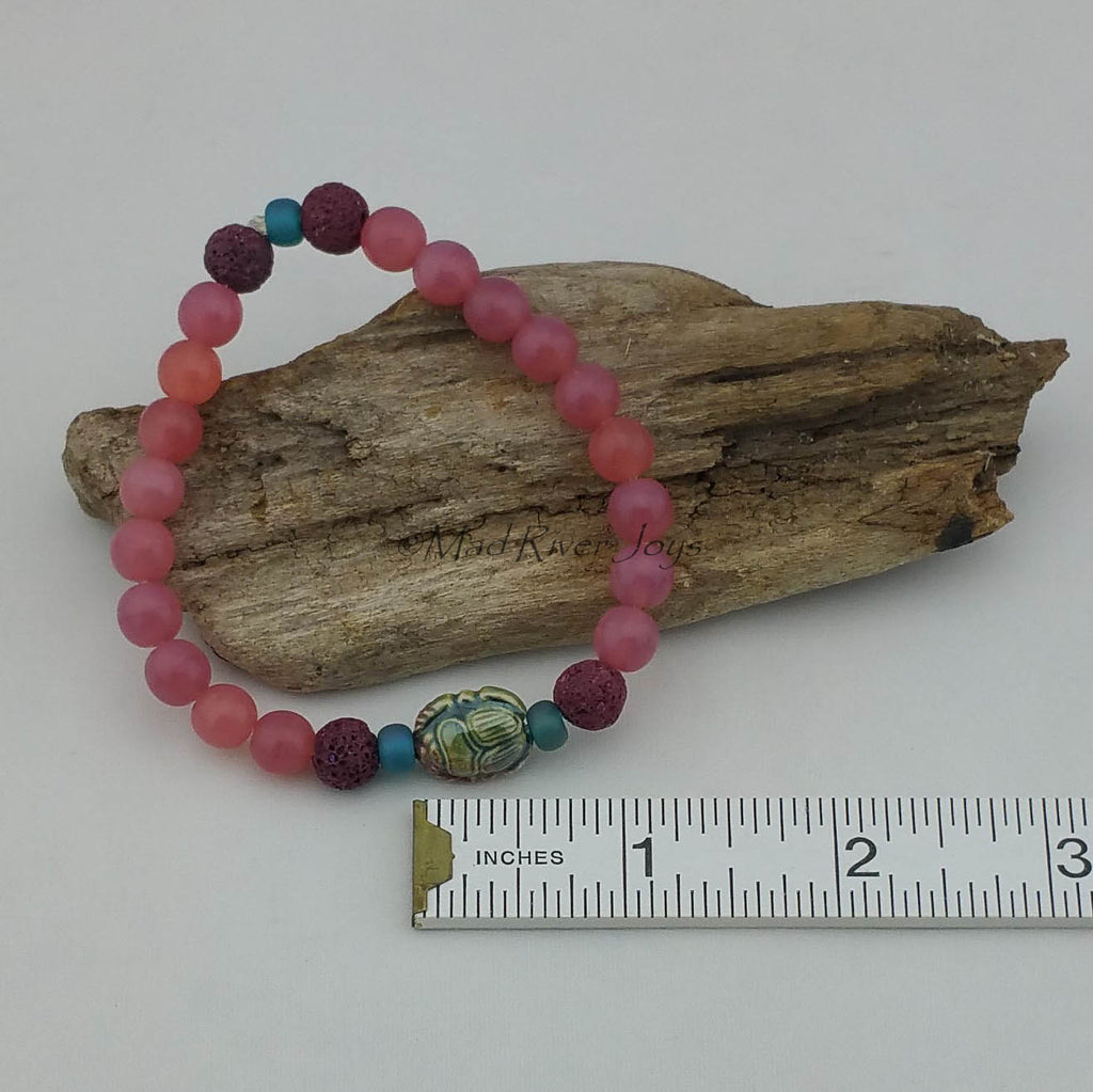 Bracelet--Stretch--Aroma--Charm--Druk--8mm