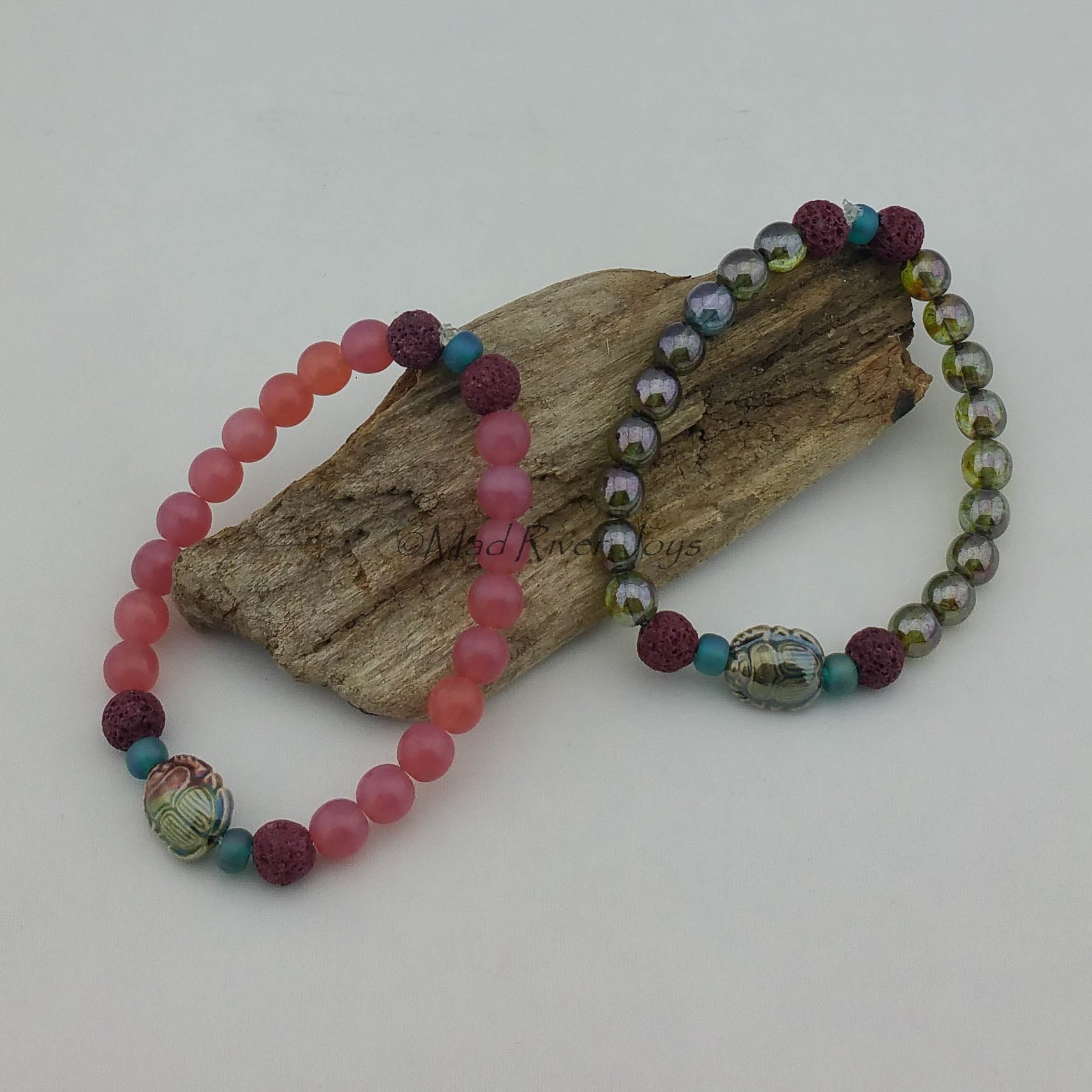 Bracelet--Stretch--Aroma--Charm--Druk--8mm