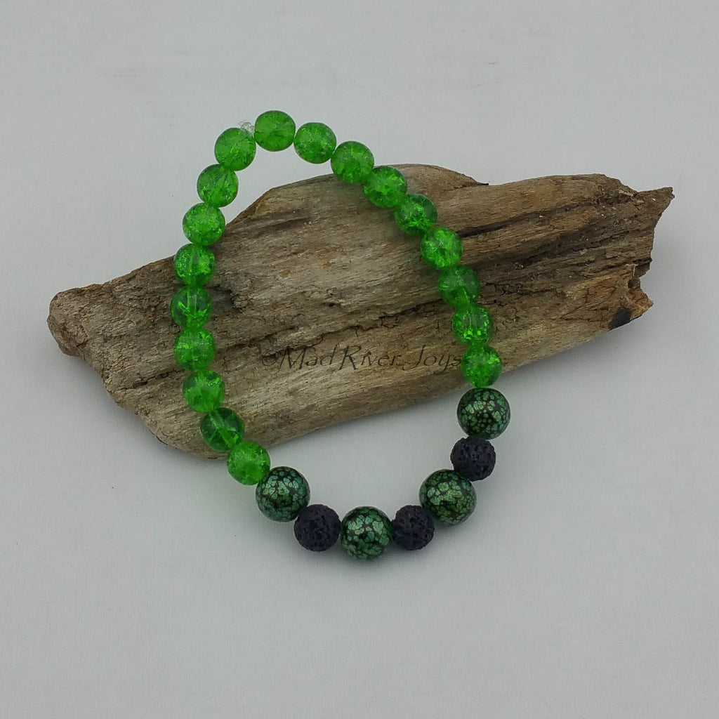 Bracelet--Stretch--Aroma--Druk--8mm