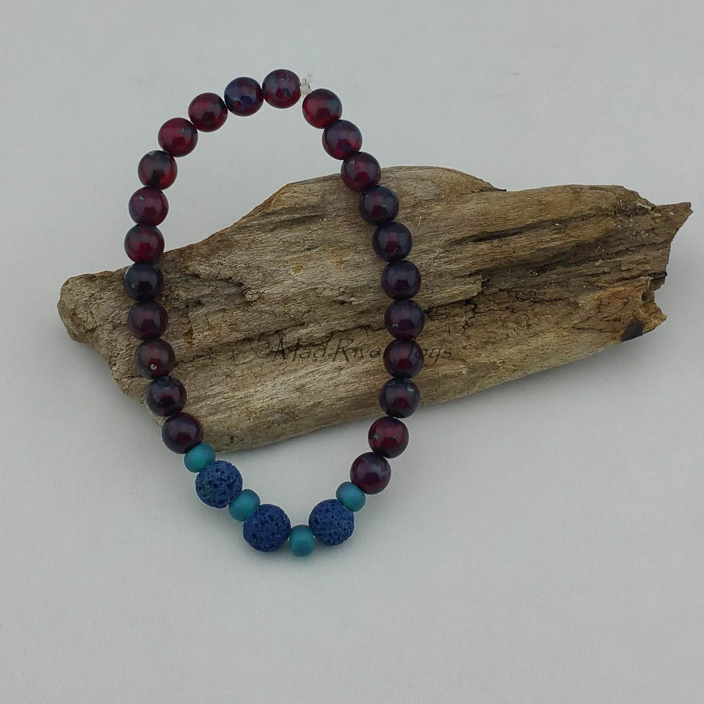 Bracelet--Stretch--Aroma--Druk--8mm