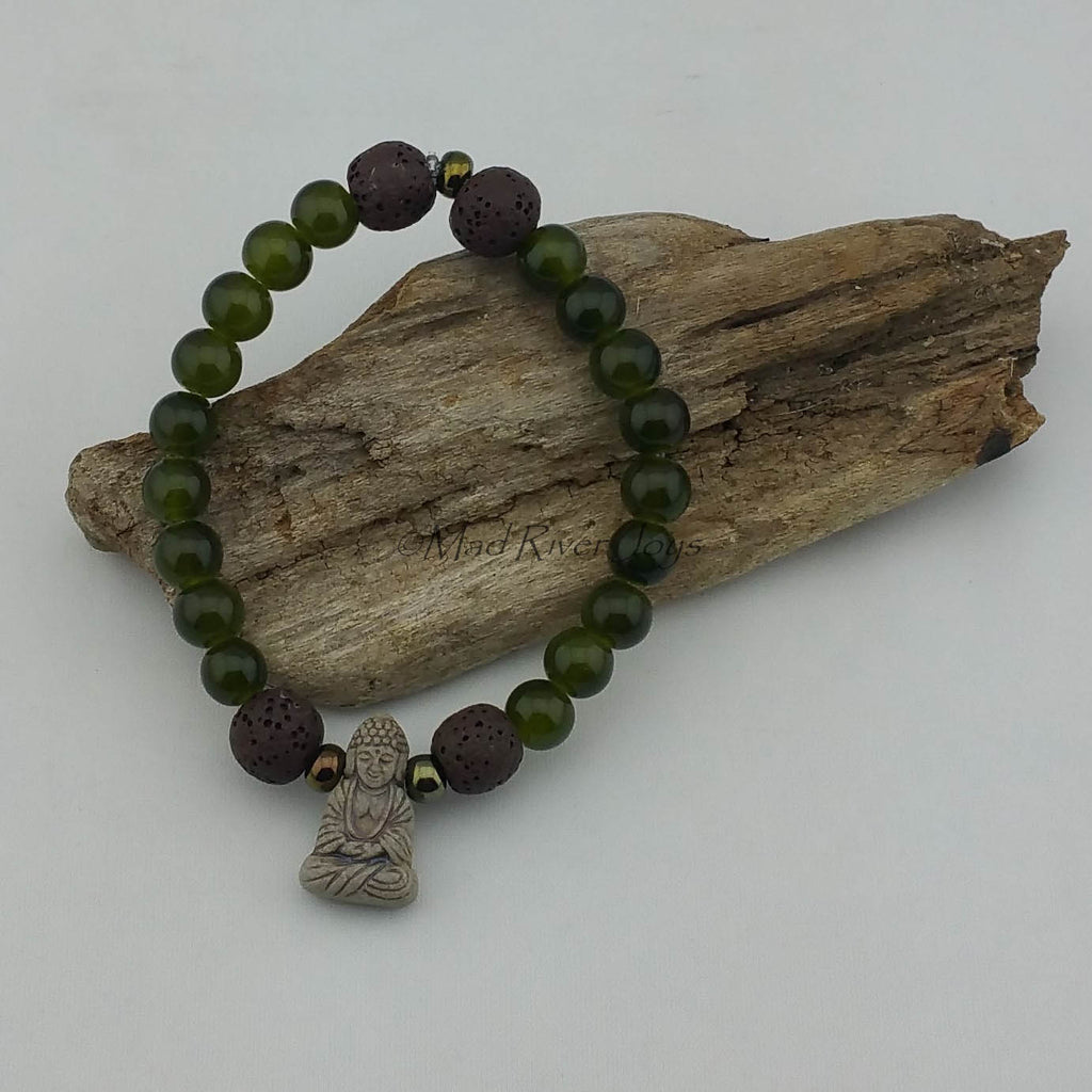 Bracelet--Stretch--Aroma--Charm--Druk--8mm