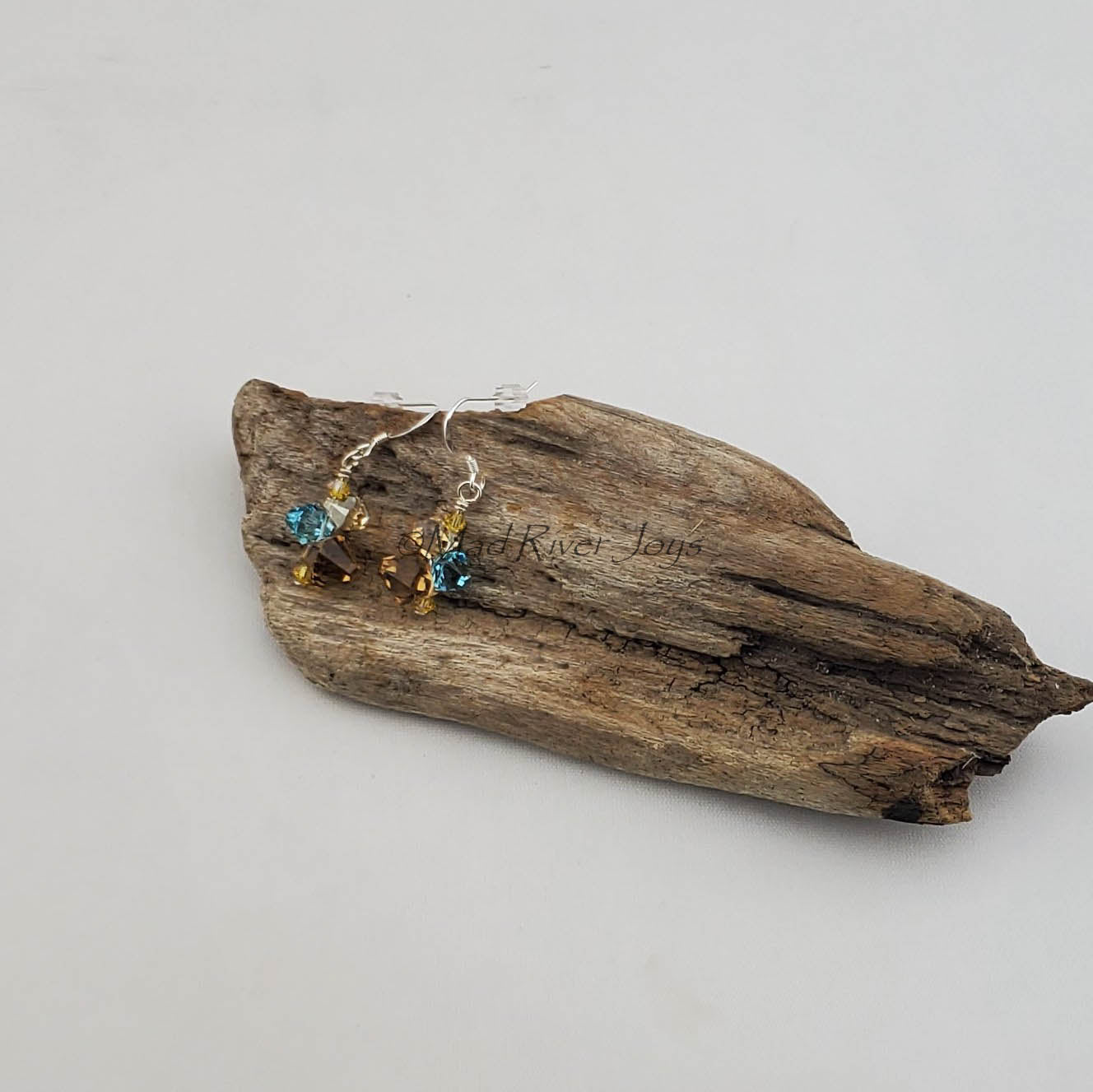 Earrings--Shades of Topaz Drops