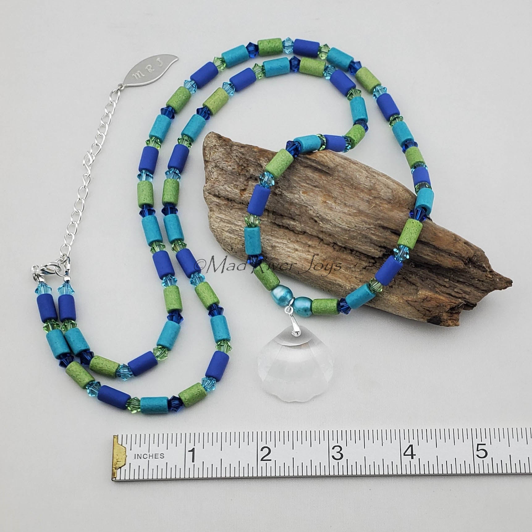 Necklace--Scallop & Pearls