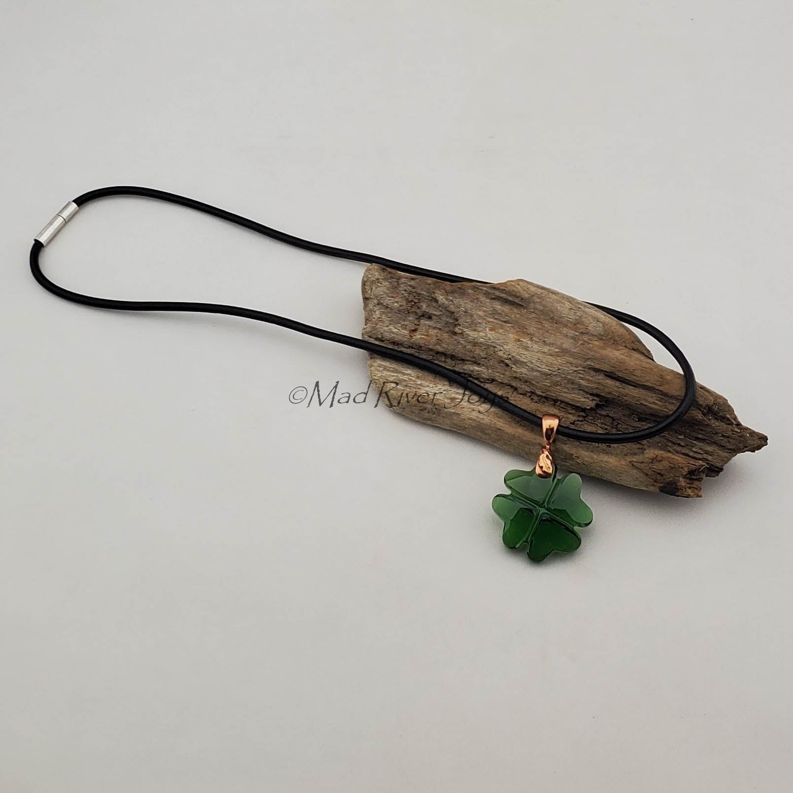 Necklace--Clover Crystal