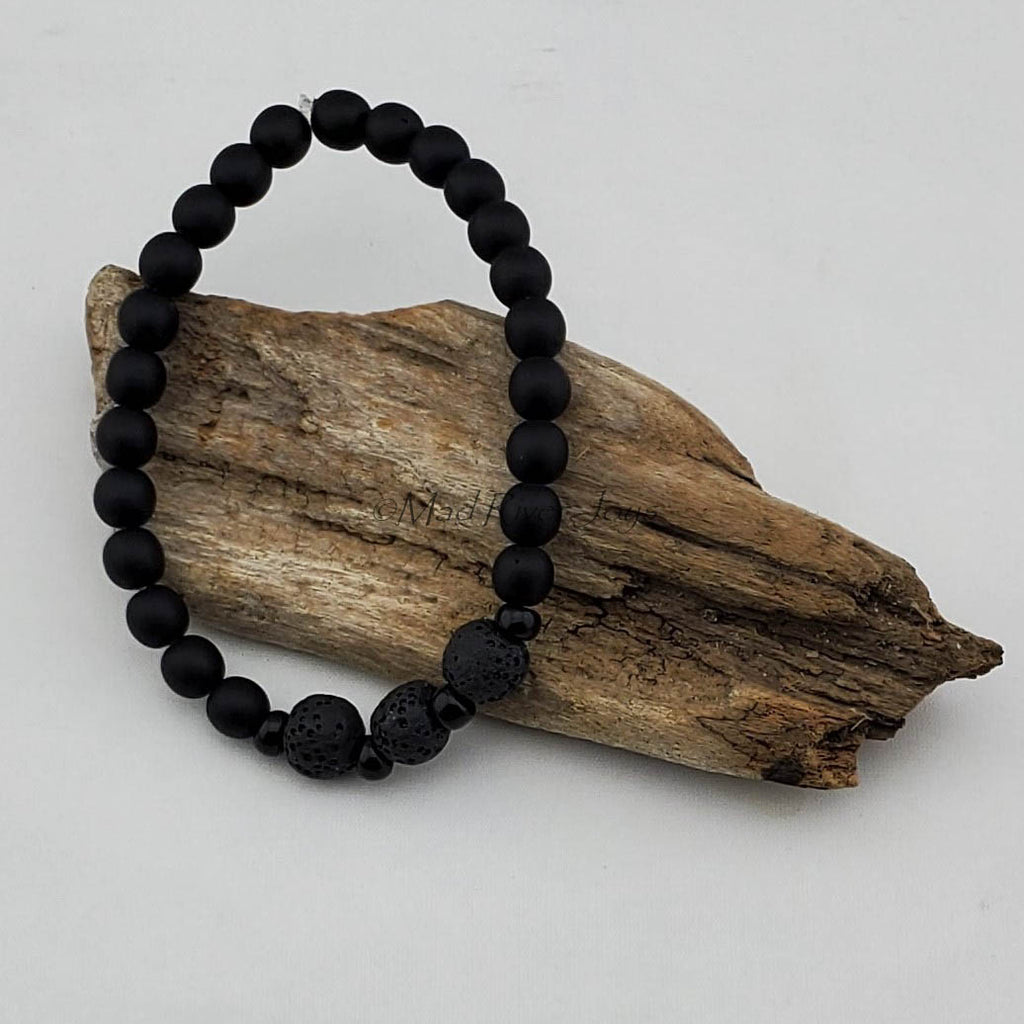 Bracelet--Stretch--Aroma--Druk--8mm