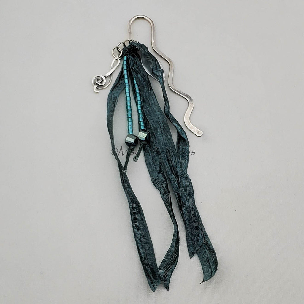 Bookmark--Hook--Music--Sterling Silver