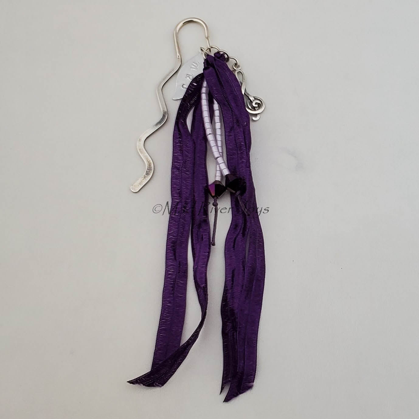 Bookmark--Hook--Music--Sterling Silver